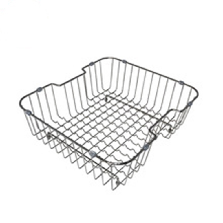 Sink drainer rack drain tray sink wire mesh basket Sink drainer rack drain tray sink wire mesh basket
